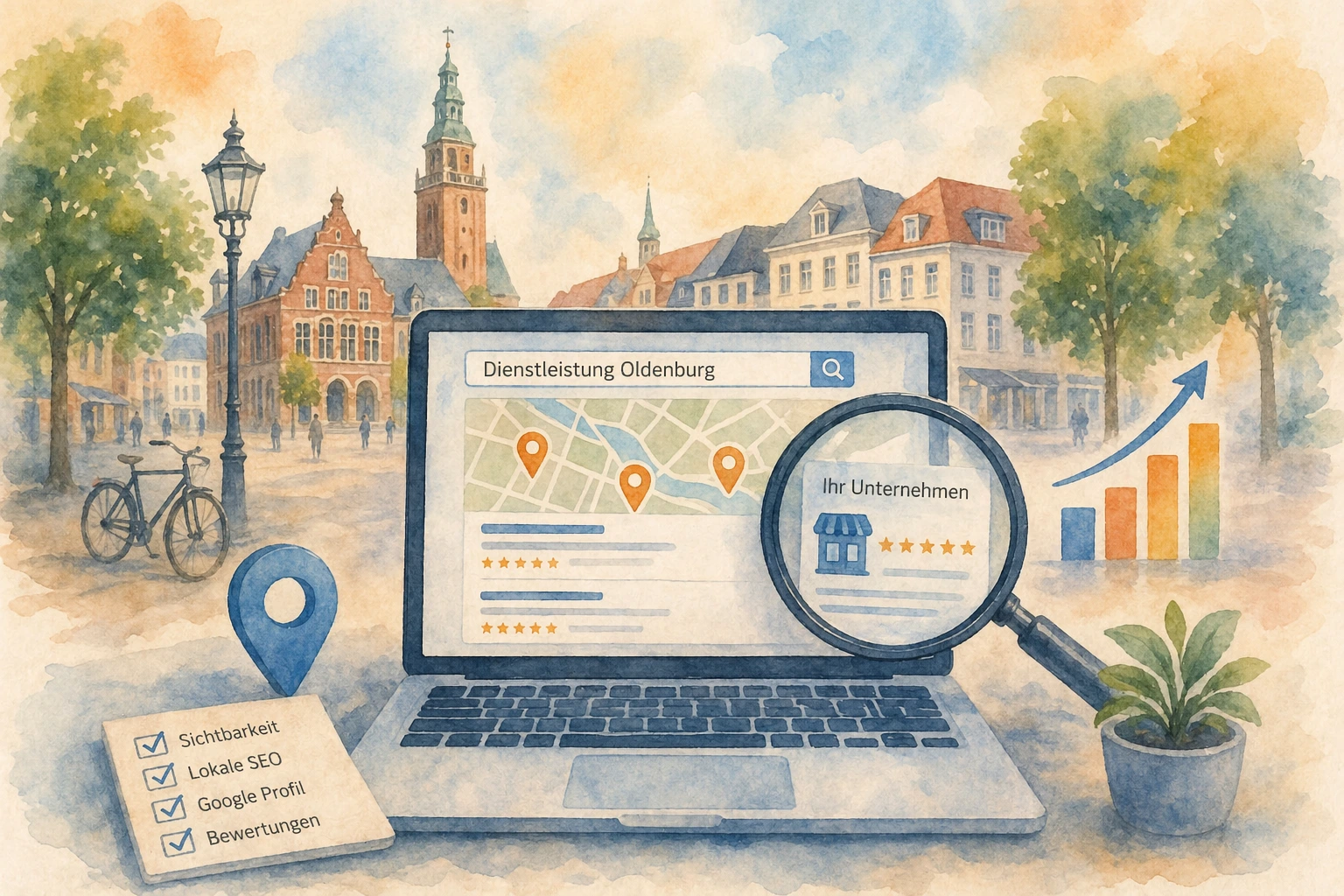 Webseiten in Oldenburg: Warum 7 von 10 Kleinunternehmen online unsichtbar bleiben