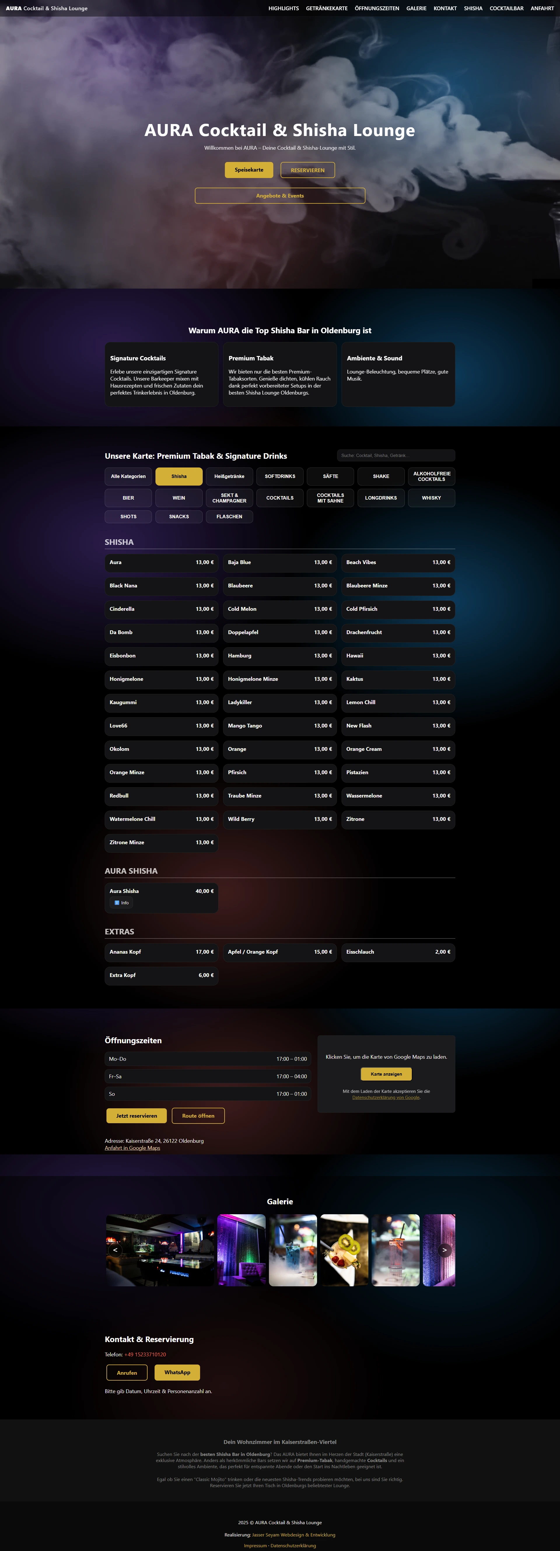 AURA Lounge Screenshot