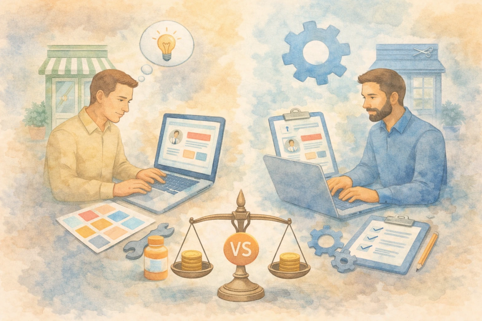 Website selbst erstellen oder erstellen lassen? Vergleich (2026)